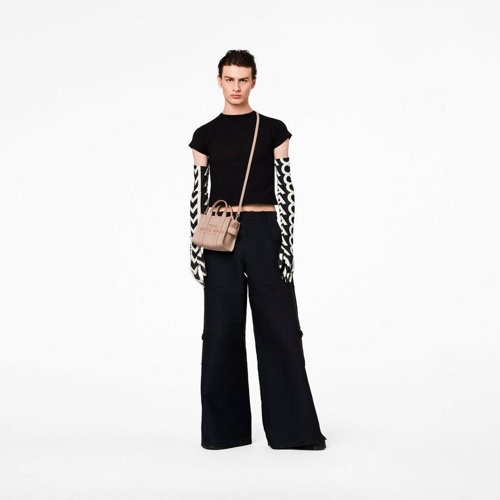 Marc Jacobs Leather Micro Prenosná Taška Damske Ruzove | VYER-71596