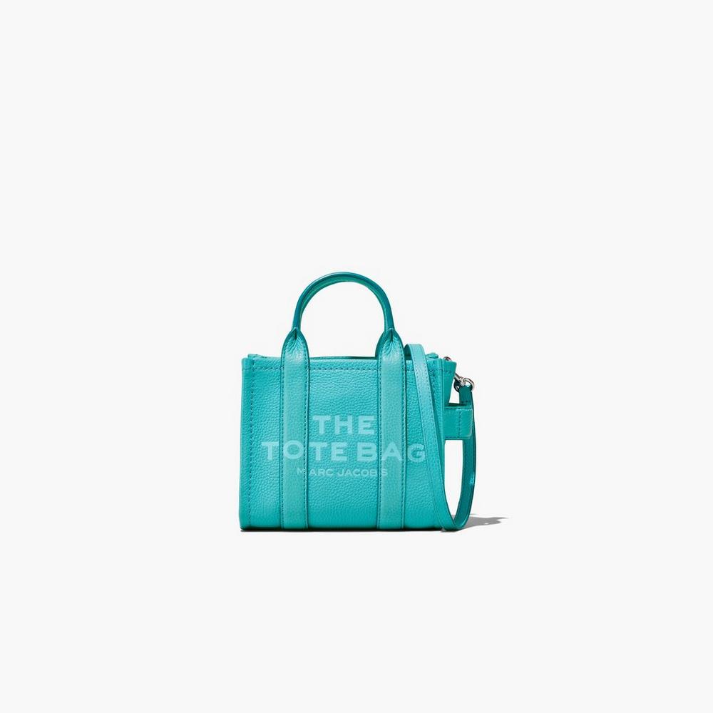 Marc Jacobs Leather Micro Prenosná Taška Damske Darkturquoise | YWMO-72654