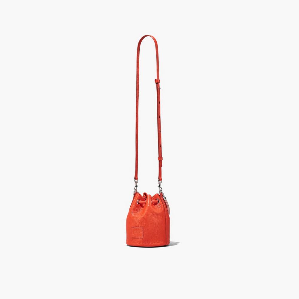 Marc Jacobs Leather Micro Taška Na Vedro Damske Oranžové | DWCP-25078