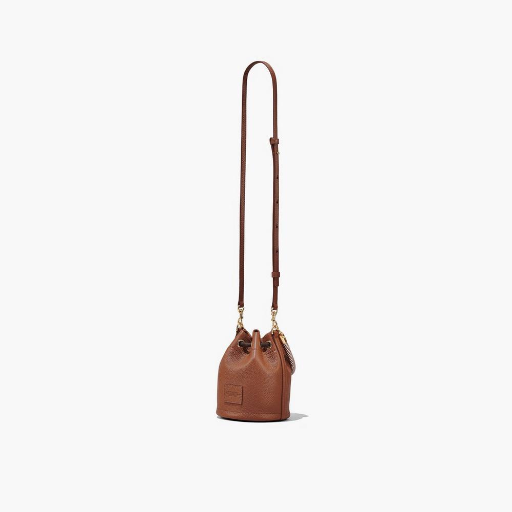 Marc Jacobs Leather Micro Taška Na Vedro Damske Hnede | KSEC-21803