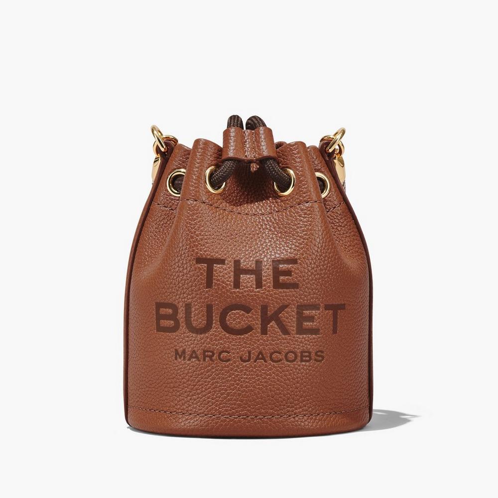 Marc Jacobs Leather Micro Taška Na Vedro Damske Hnede | KSEC-21803