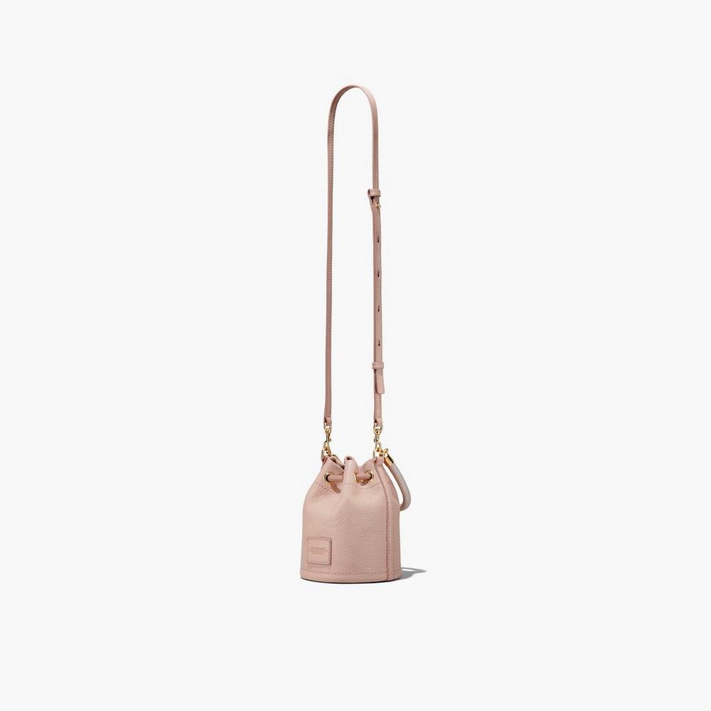 Marc Jacobs Leather Micro Taška Na Vedro Damske Ruzove | XCSZ-96587