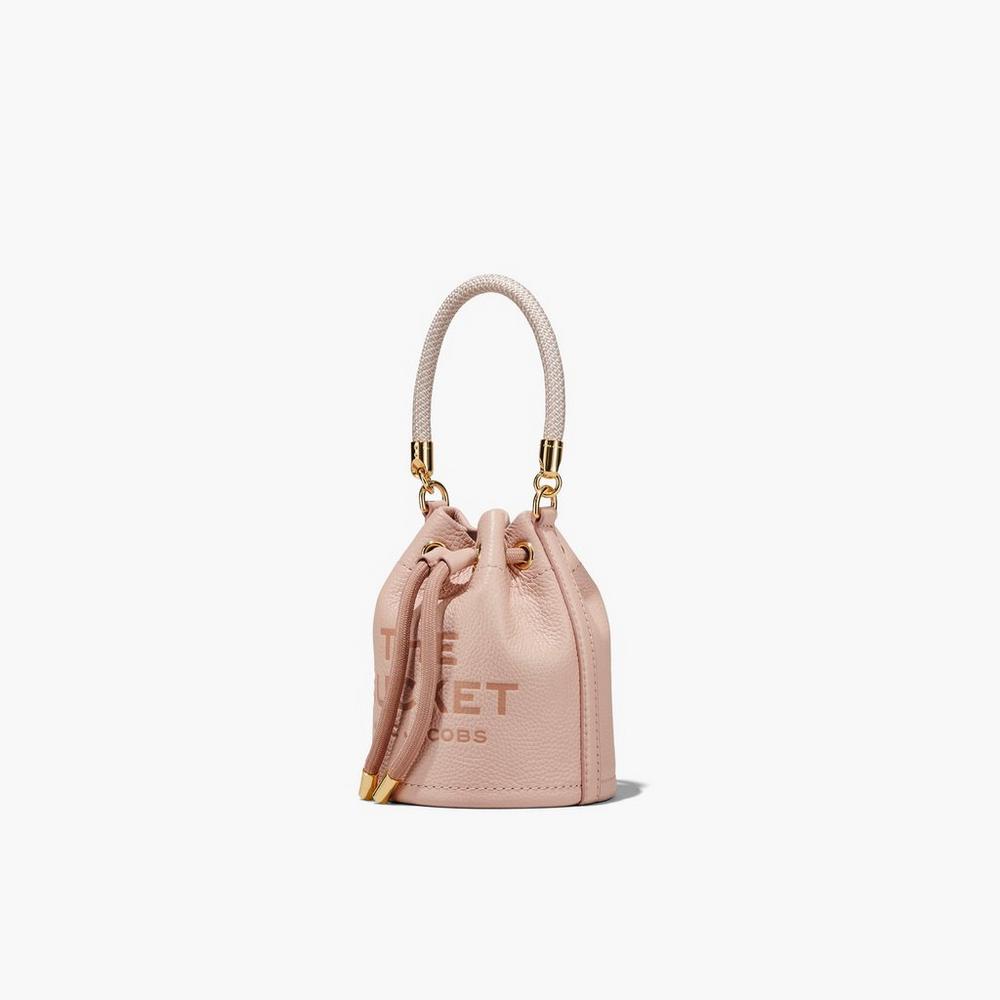Marc Jacobs Leather Micro Taška Na Vedro Damske Ruzove | XCSZ-96587