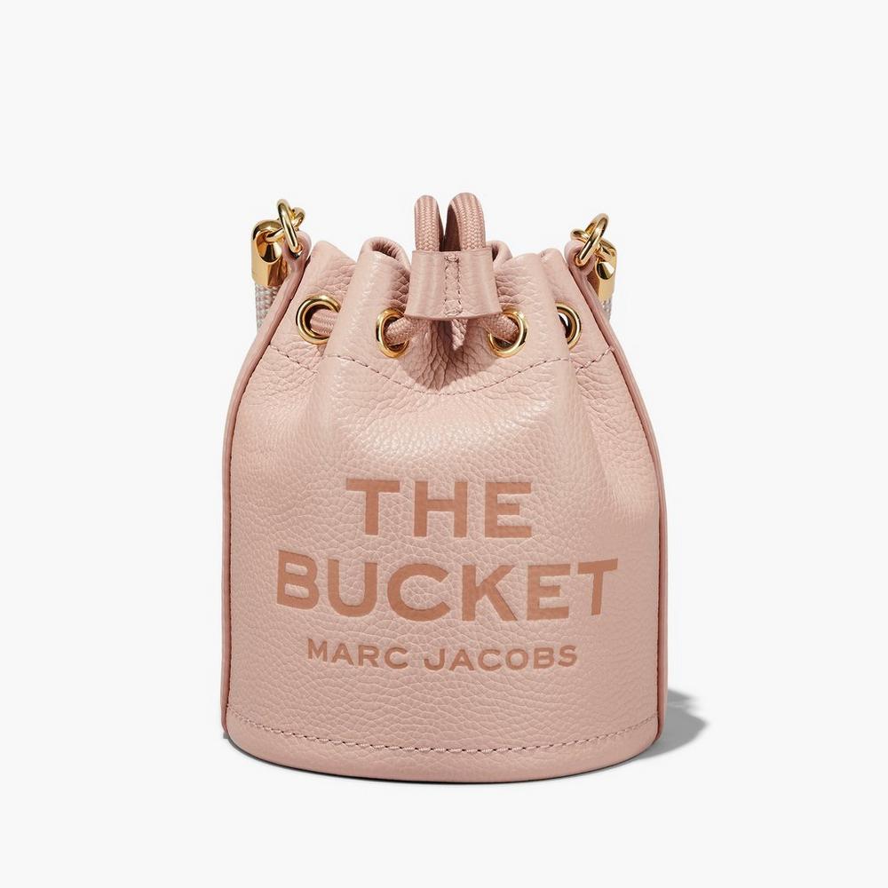 Marc Jacobs Leather Micro Taška Na Vedro Damske Ruzove | XCSZ-96587