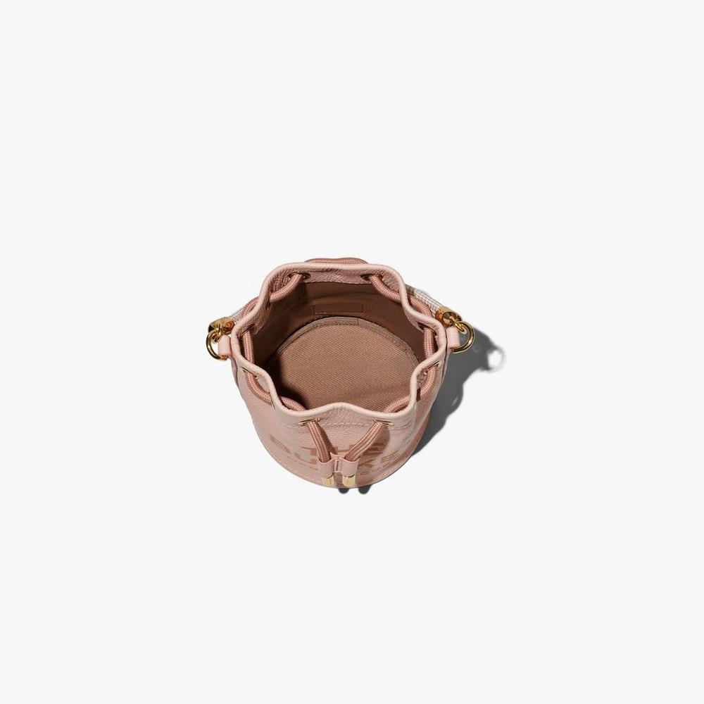 Marc Jacobs Leather Micro Taška Na Vedro Damske Ruzove | XCSZ-96587