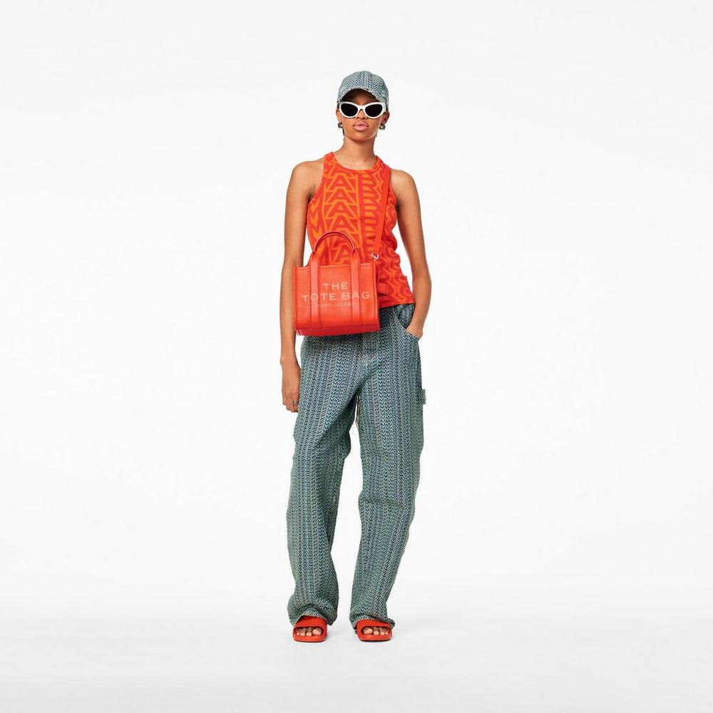 Marc Jacobs Leather Mini Crossbody Kabelka Damske Oranžové | IVLM-27096