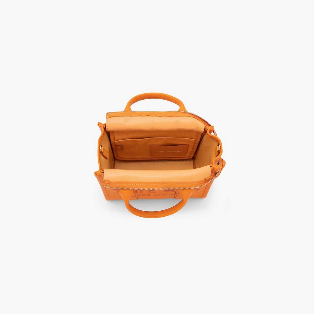 Marc Jacobs Leather Mini Tašky Damske Darkorange | BQPJ-02341