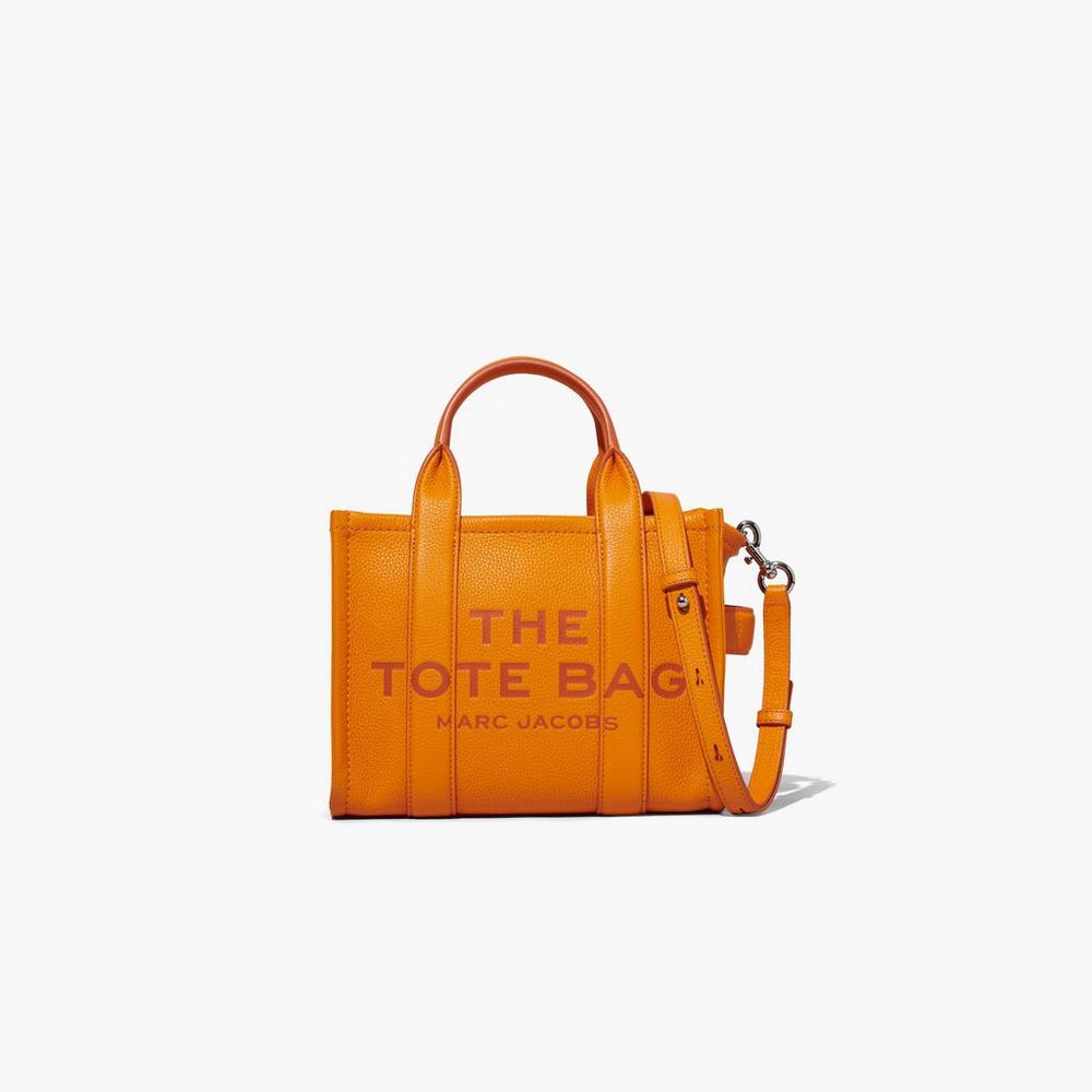 Marc Jacobs Leather Mini Tašky Damske Darkorange | BQPJ-02341