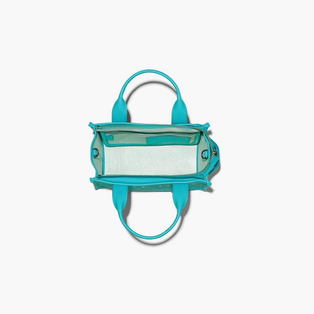 Marc Jacobs Leather Mini Tašky Damske Darkturquoise | TJDH-51378