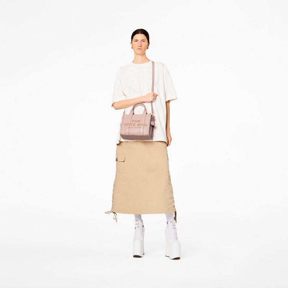Marc Jacobs Leather Mini Tašky Damske Ruzove | QSMC-50439