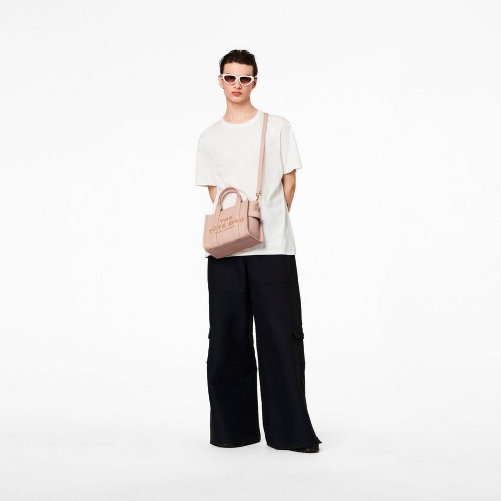 Marc Jacobs Leather Mini Tašky Damske Ruzove | QSMC-50439