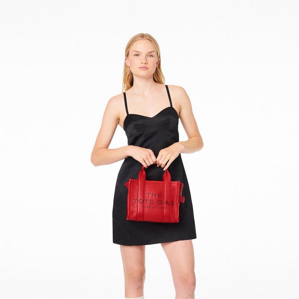 Marc Jacobs Leather Mini Tašky Damske Červené | UGAI-08729