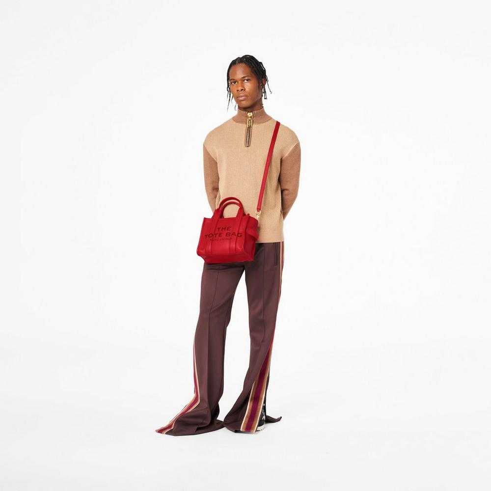 Marc Jacobs Leather Mini Tašky Damske Červené | UGAI-08729