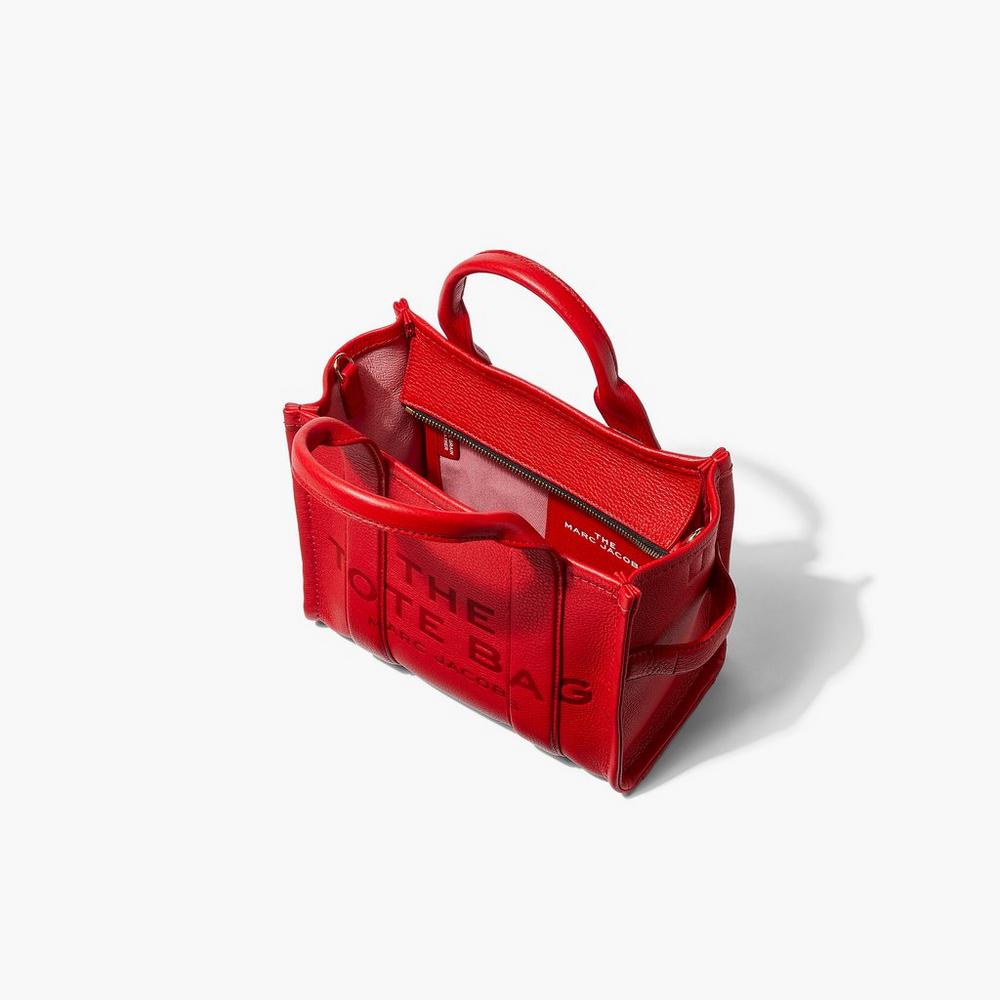 Marc Jacobs Leather Mini Tašky Damske Červené | UGAI-08729