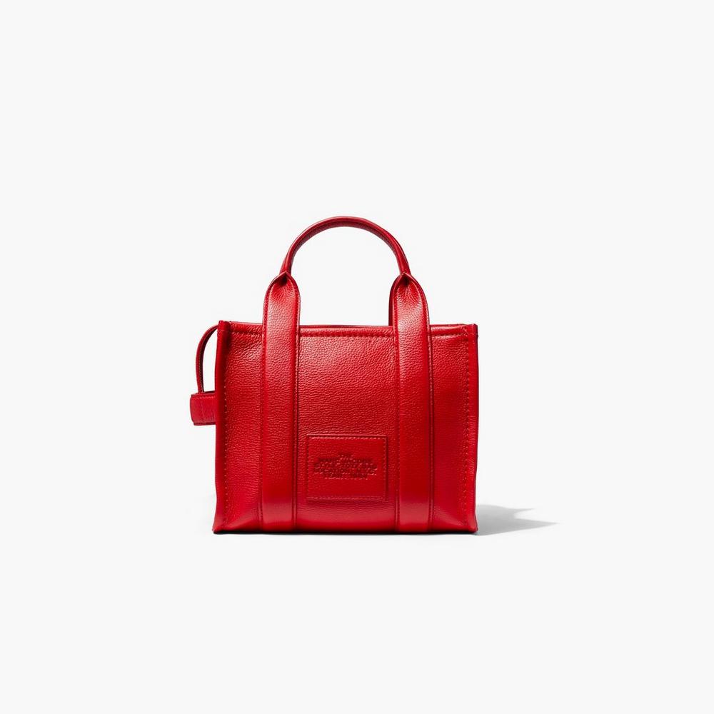 Marc Jacobs Leather Mini Tašky Damske Červené | UGAI-08729