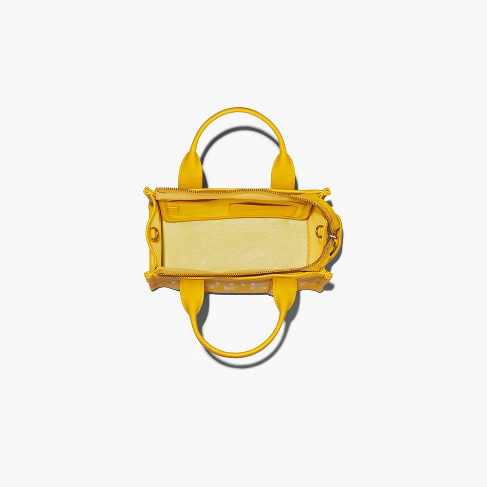 Marc Jacobs Leather Mini Tašky Damske Žlté | UMQN-56721