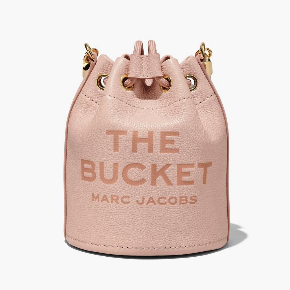 Marc Jacobs Leather Taška Na Vedro Damske Ruzove | AVUR-07198