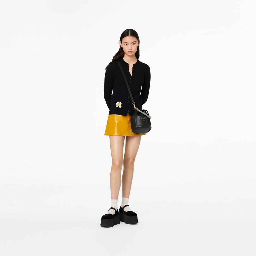 Marc Jacobs Leather Taška Na Vedro Damske Čierne | UVNP-13947