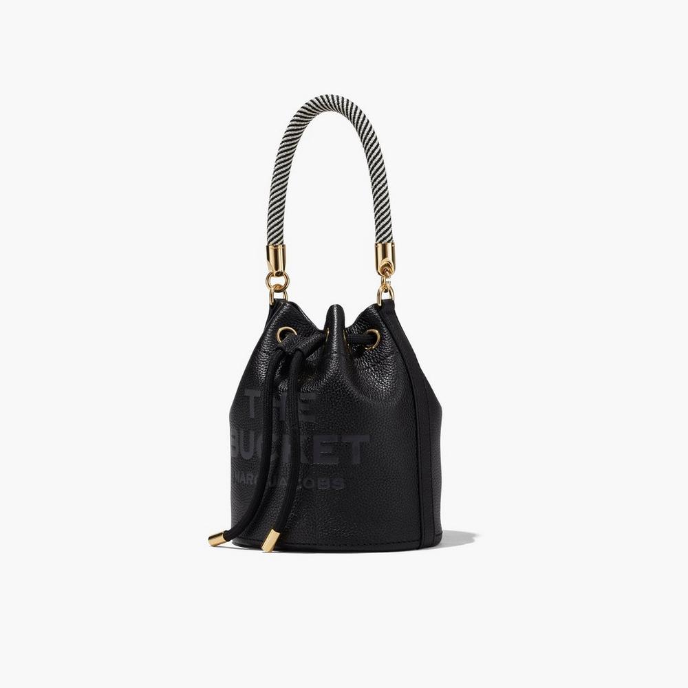 Marc Jacobs Leather Taška Na Vedro Damske Čierne | UVNP-13947
