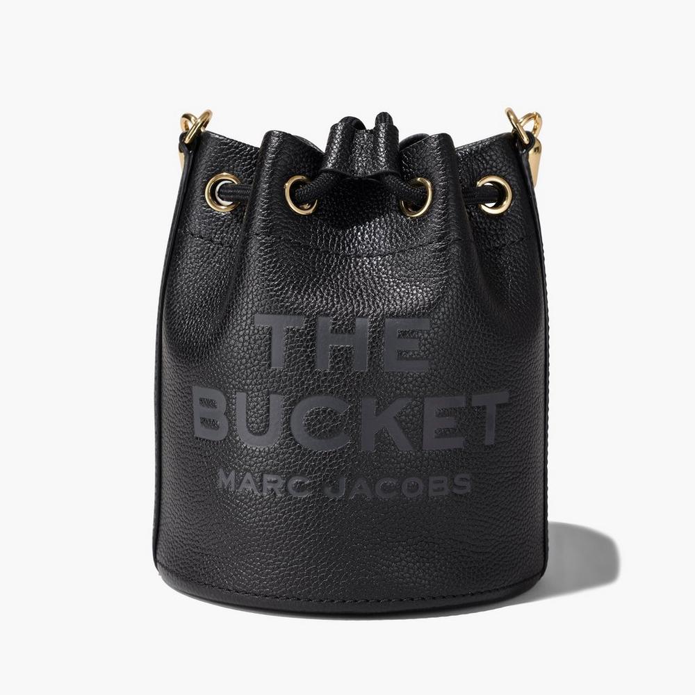 Marc Jacobs Leather Taška Na Vedro Damske Čierne | UVNP-13947