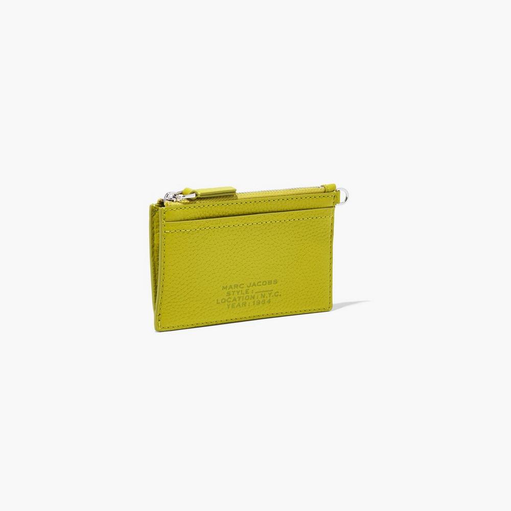 Marc Jacobs Leather Top Zip Wristlet Male Penazenky Damske Doderblue | LMUH-31258