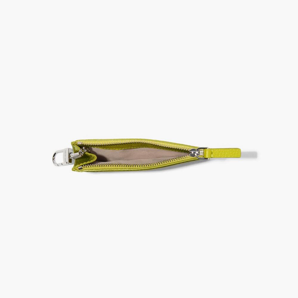 Marc Jacobs Leather Top Zip Wristlet Male Penazenky Damske Doderblue | LMUH-31258