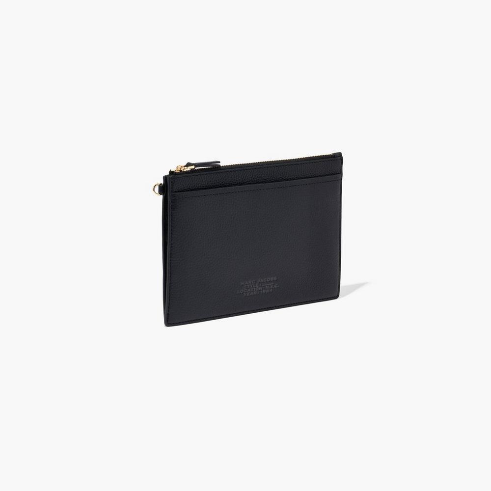 Marc Jacobs Leather Wristlet Male Penazenky Damske Čierne | HPRJ-71348