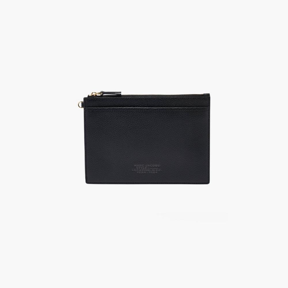 Marc Jacobs Leather Wristlet Male Penazenky Damske Čierne | HPRJ-71348