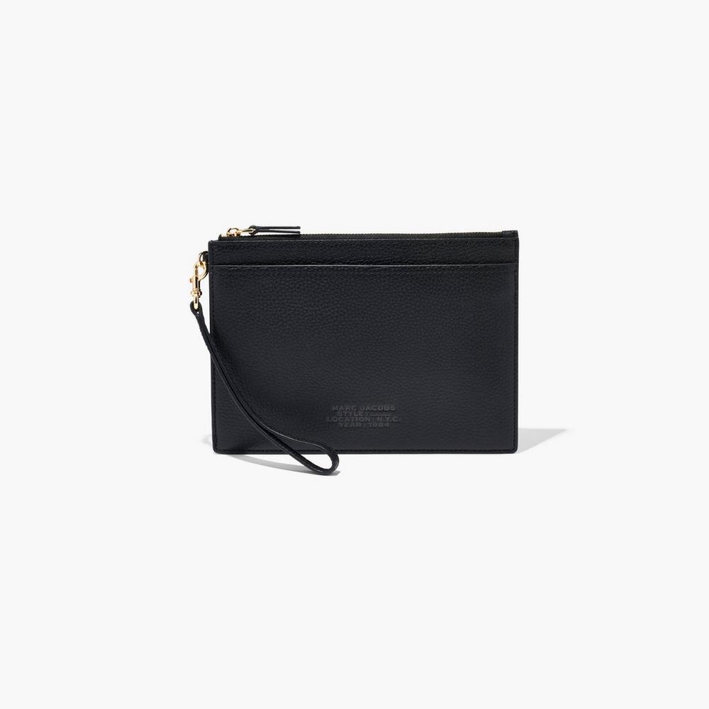 Marc Jacobs Leather Wristlet Male Penazenky Damske Čierne | HPRJ-71348
