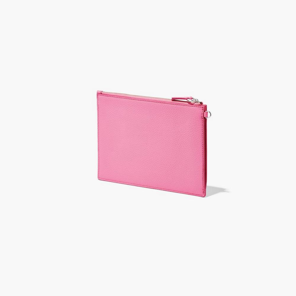 Marc Jacobs Leather Wristlet Male Penazenky Damske Ruzove | SJFW-27415