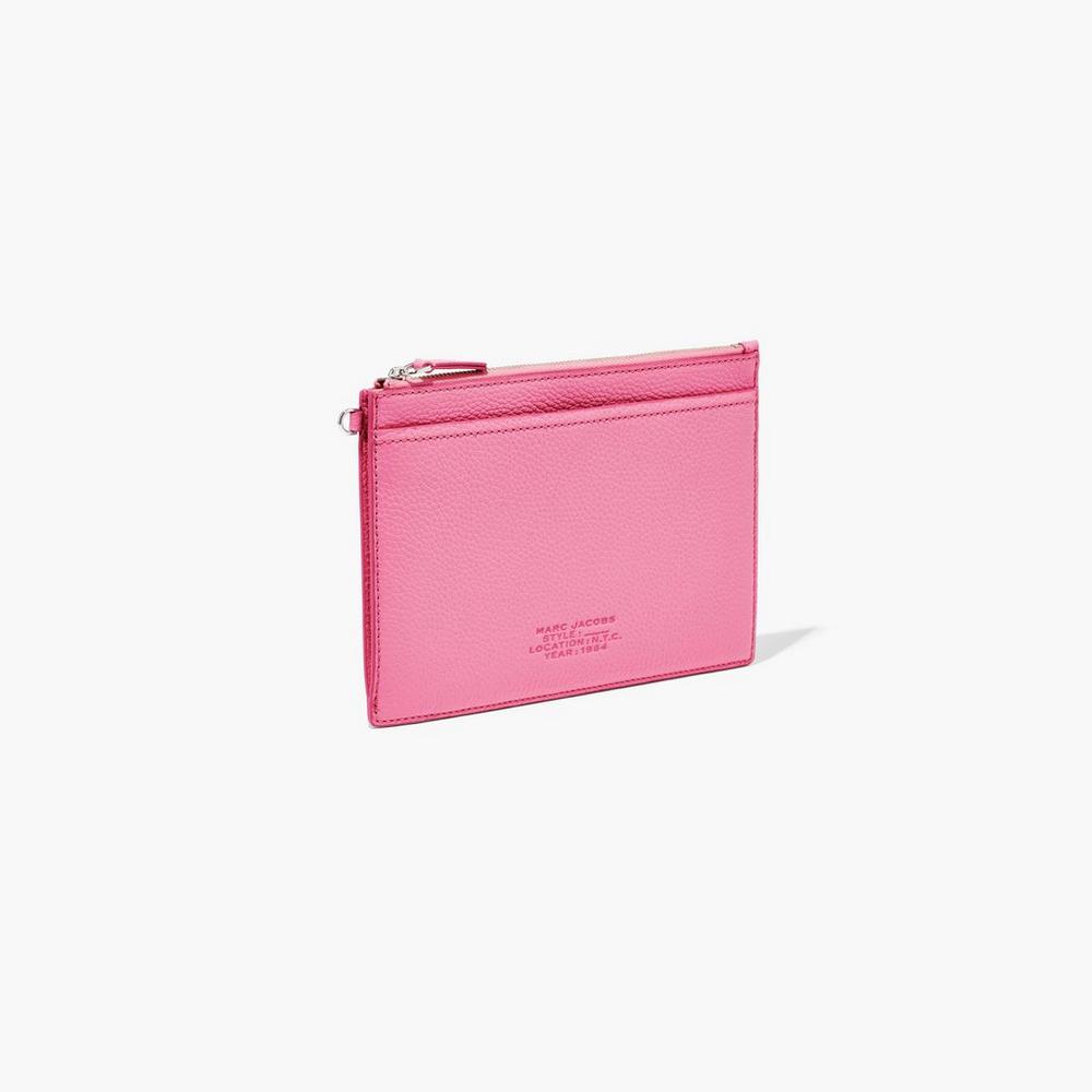 Marc Jacobs Leather Wristlet Male Penazenky Damske Ruzove | SJFW-27415