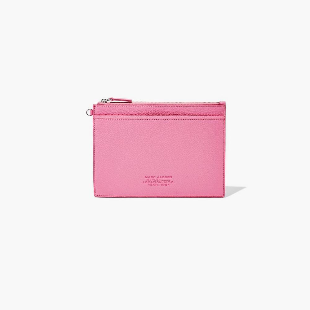 Marc Jacobs Leather Wristlet Male Penazenky Damske Ruzove | SJFW-27415