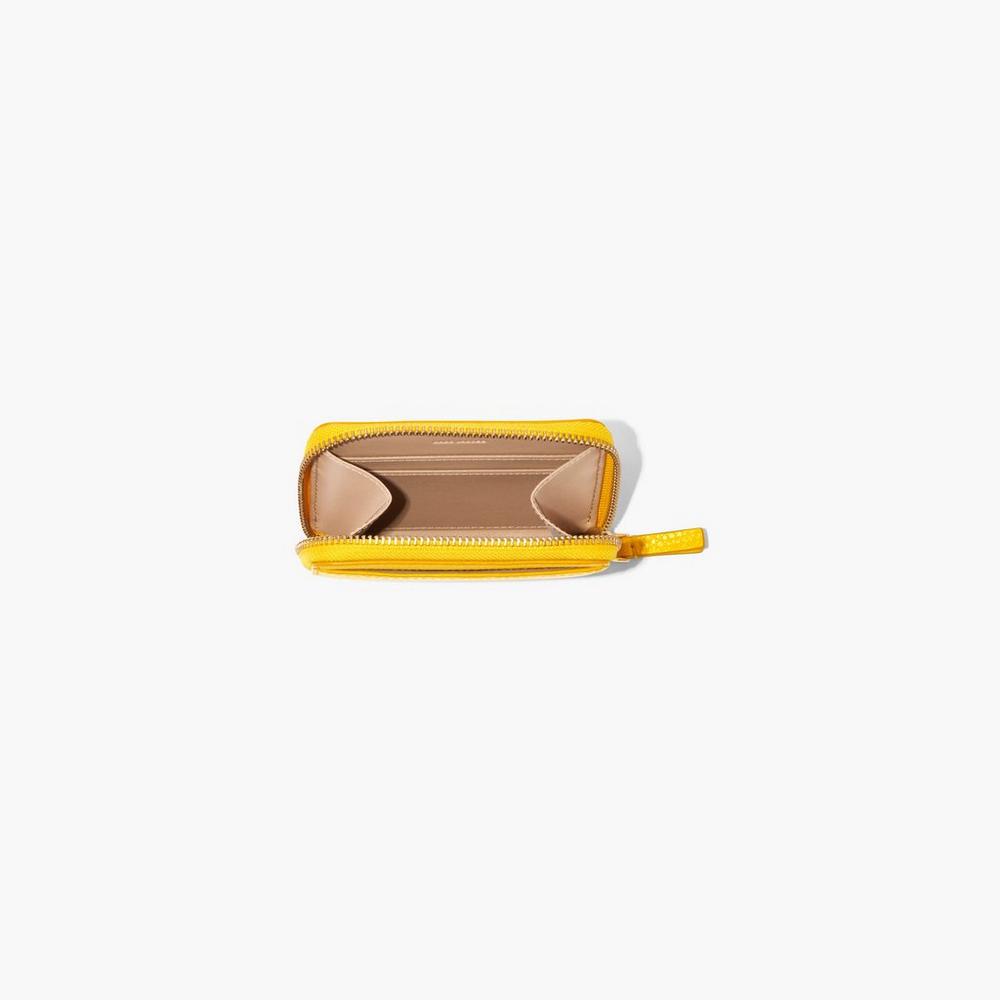 Marc Jacobs Leather Zip Around Male Penazenky Damske Žlté | GHNV-59132