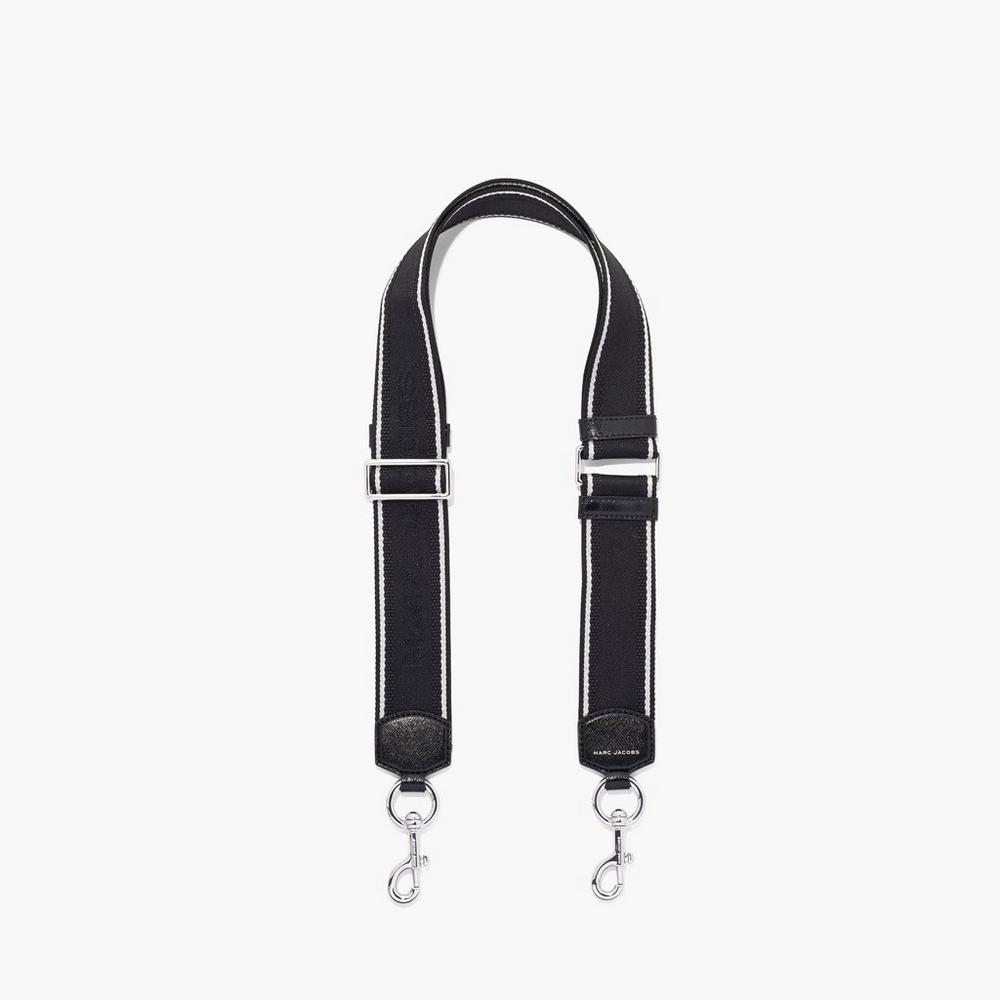 Marc Jacobs Logo DTM Webbing Strap Damske Čierne | OIGY-67923