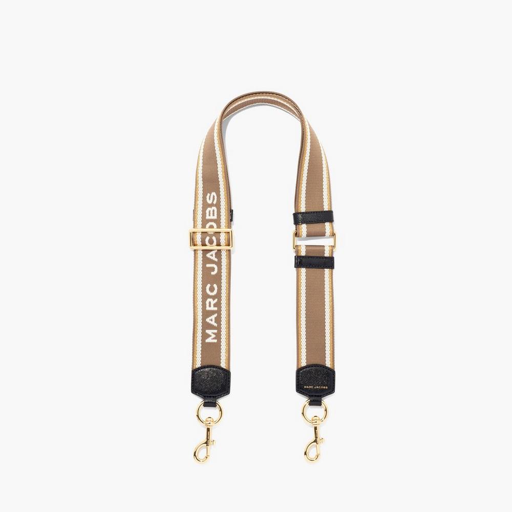 Marc Jacobs Logo Webbing Strap Damske Béžové | APEU-02937