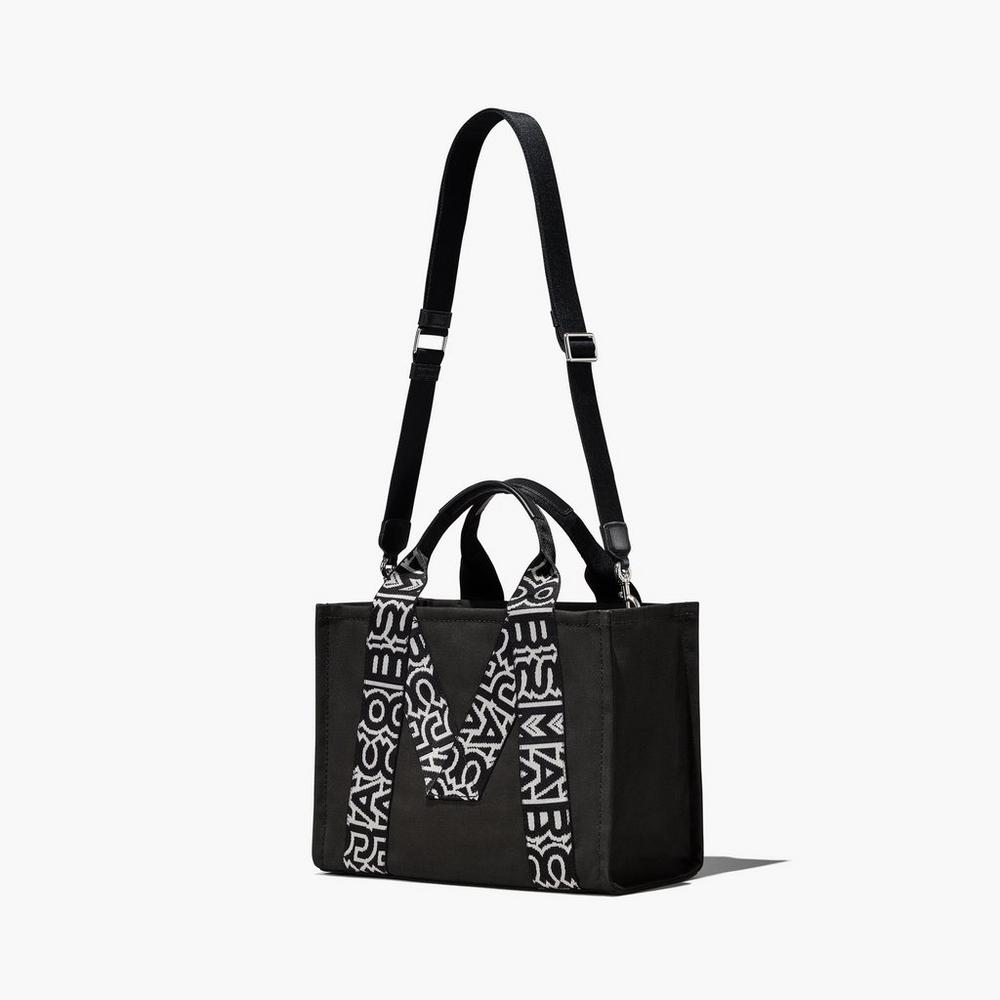 Marc Jacobs M Medium Prenosná Taška Damske Čierne Biele | HQSM-07498