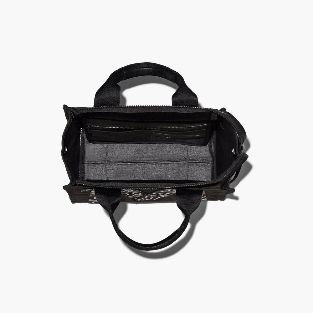 Marc Jacobs M Medium Prenosná Taška Damske Čierne Biele | HQSM-07498