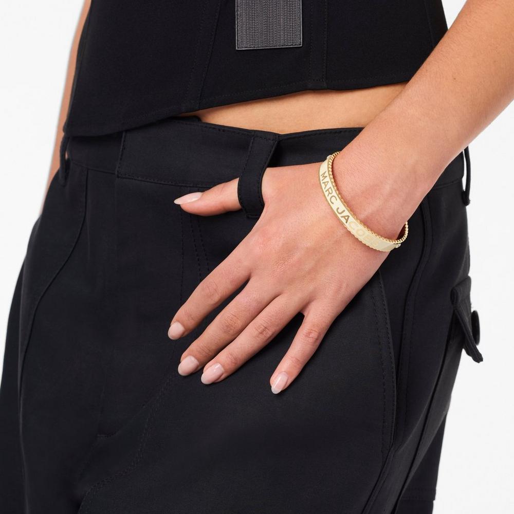 Marc Jacobs Medallion Large Naramky Damske Krém Zlate | BRVO-89760