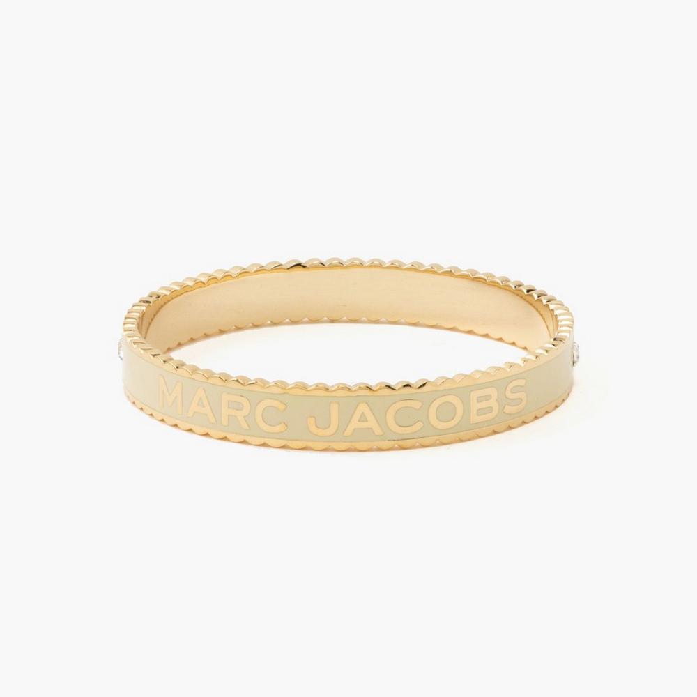Marc Jacobs Medallion Large Naramky Damske Krém Zlate | BRVO-89760