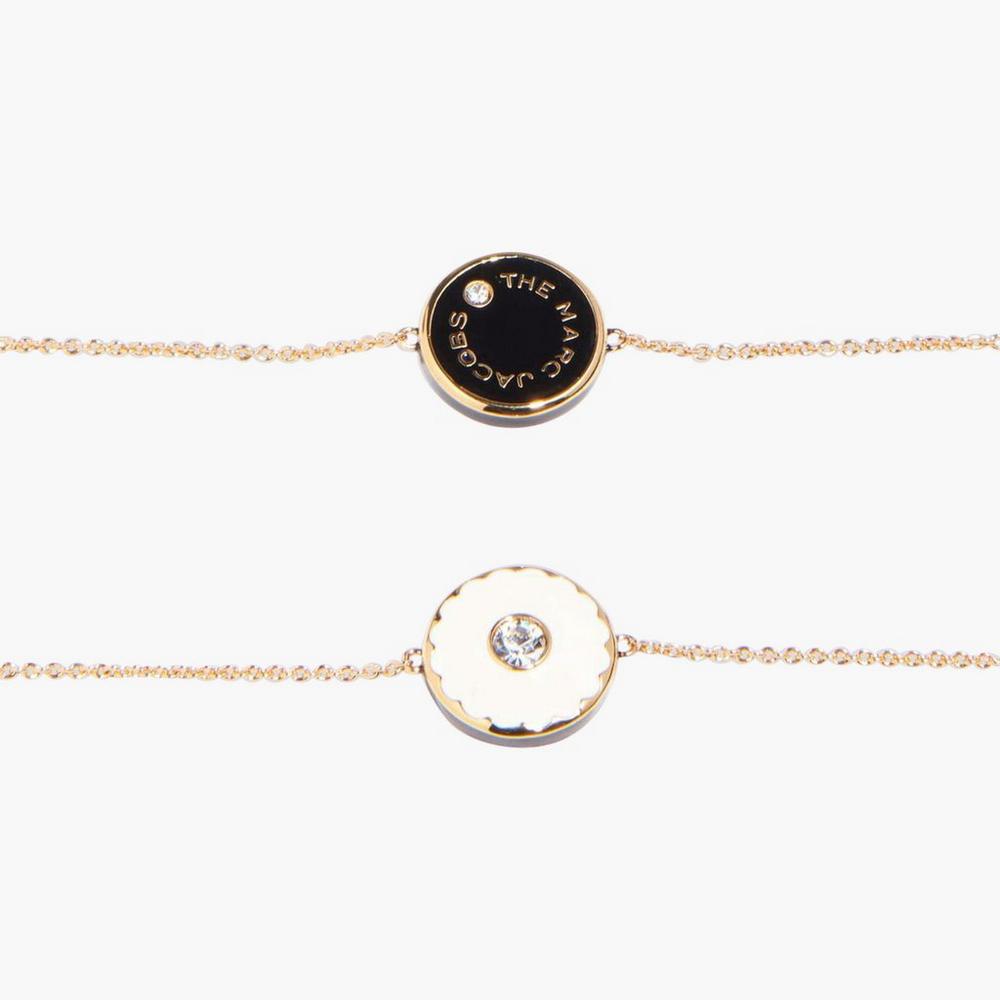 Marc Jacobs Medallion Naramky Damske Krém Zlate | LNXB-13086