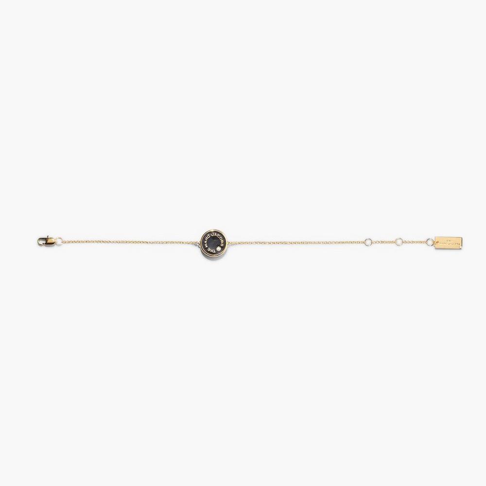 Marc Jacobs Medallion Naramky Damske Čierne Zlate | KTLS-78942