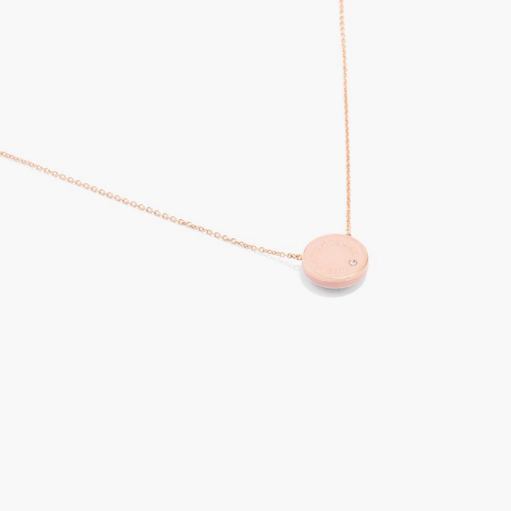 Marc Jacobs Medallion Pendant Náhrdelník Damske Ruzove Zlate | GCSM-36059