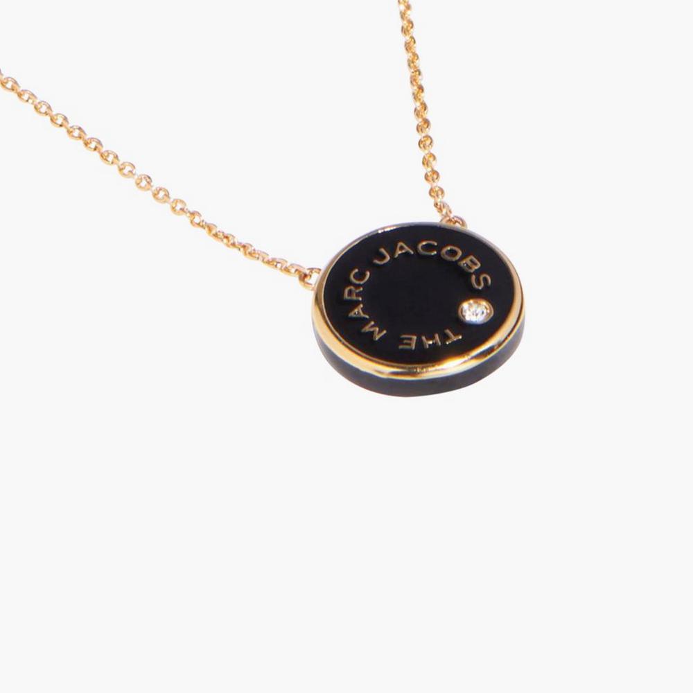 Marc Jacobs Medallion Pendant Náhrdelník Damske Krém Zlate | LPRQ-29156