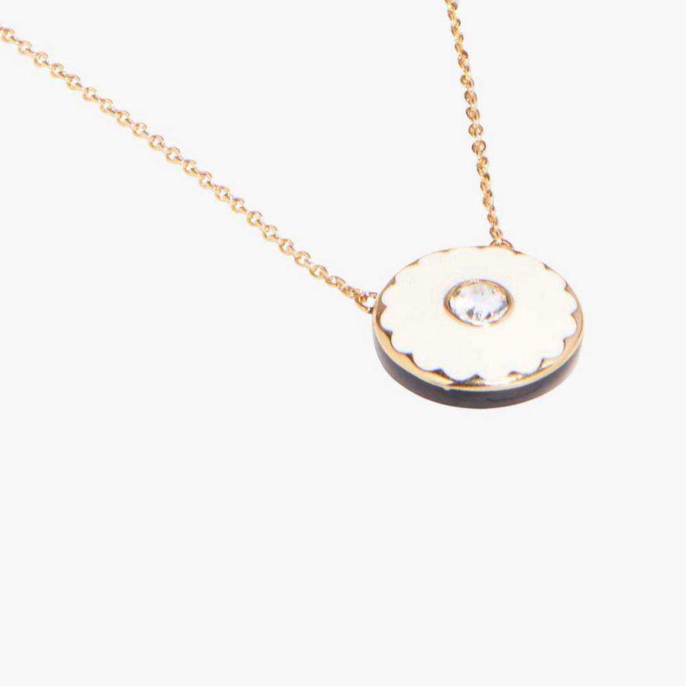 Marc Jacobs Medallion Pendant Náhrdelník Damske Krém Zlate | LPRQ-29156