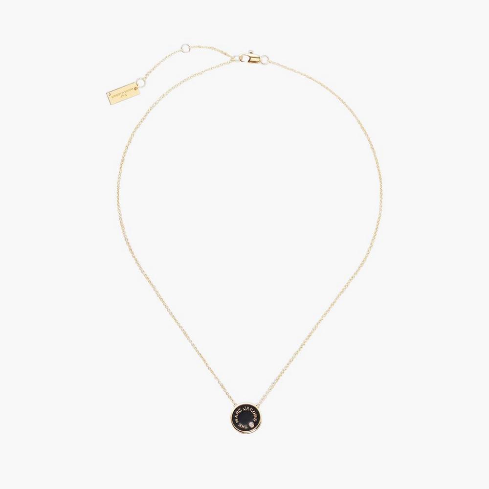 Marc Jacobs Medallion Pendant Náhrdelník Damske Krém Zlate | LPRQ-29156