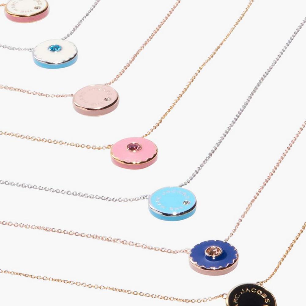 Marc Jacobs Medallion Pendant Náhrdelník Damske Krém Zlate | LPRQ-29156