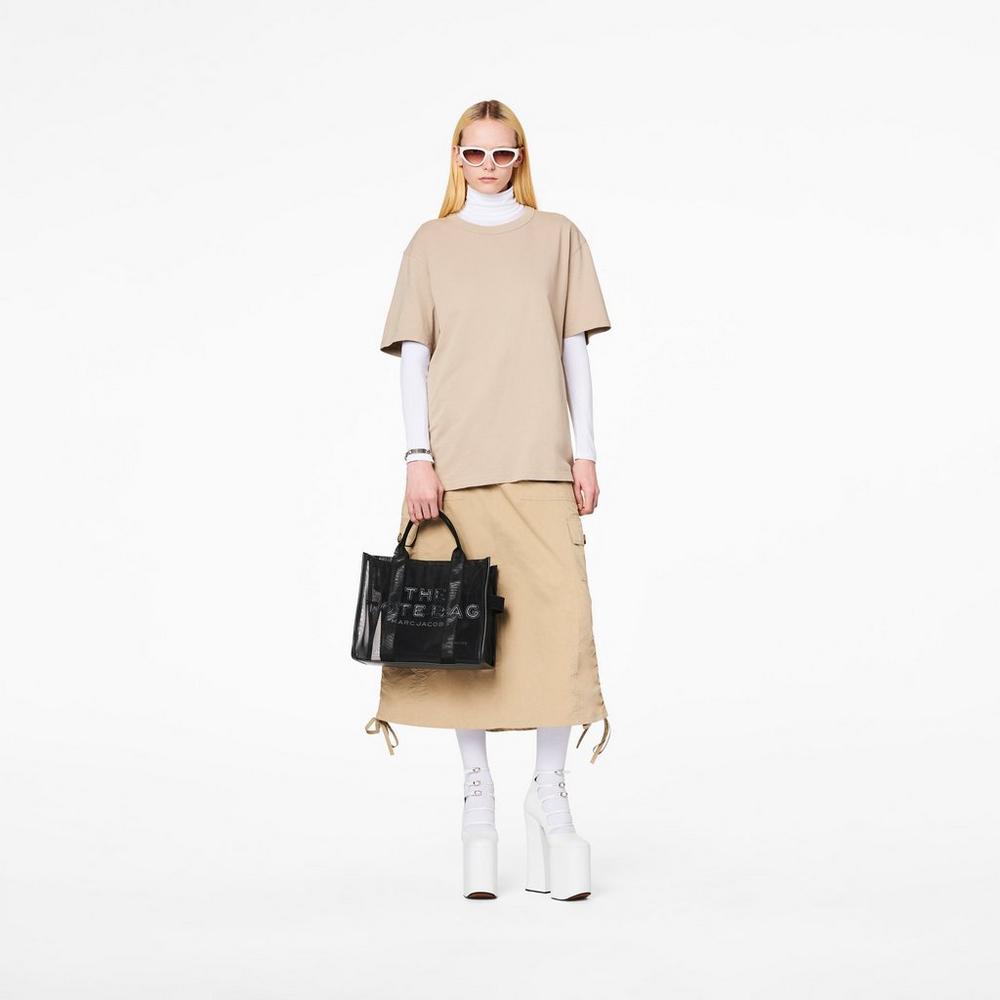 Marc Jacobs Mesh Medium Prenosná Taška Damske Čierne | JTLU-39471