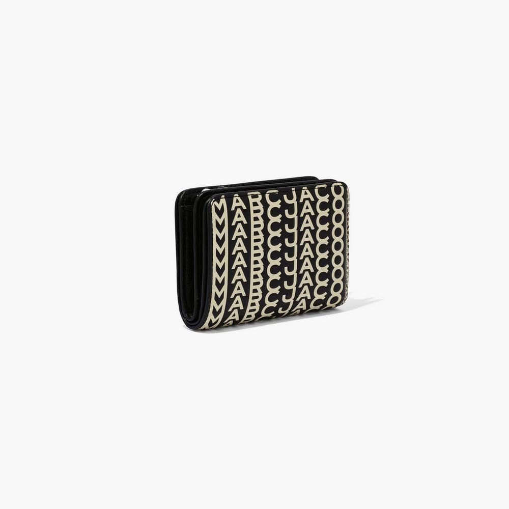 Marc Jacobs Mini Compact Male Penazenky Damske Čierne Biele | QESC-41352