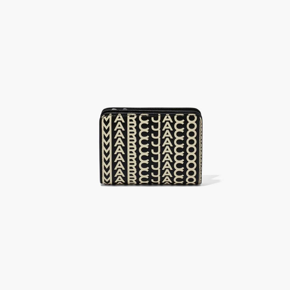 Marc Jacobs Mini Compact Male Penazenky Damske Čierne Biele | QESC-41352