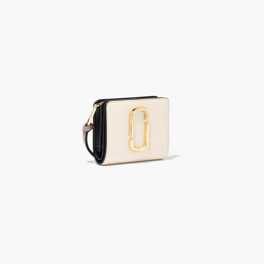 Marc Jacobs Mini Compact Wallet Snapshot Kabelka Damske Biele Viacfarebný | QMER-49752